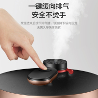 美的(Midea)电压力锅5L大容量可叠放双胆家用带蒸屉可同时蒸煮电压力煲智能电高压锅YL50M151