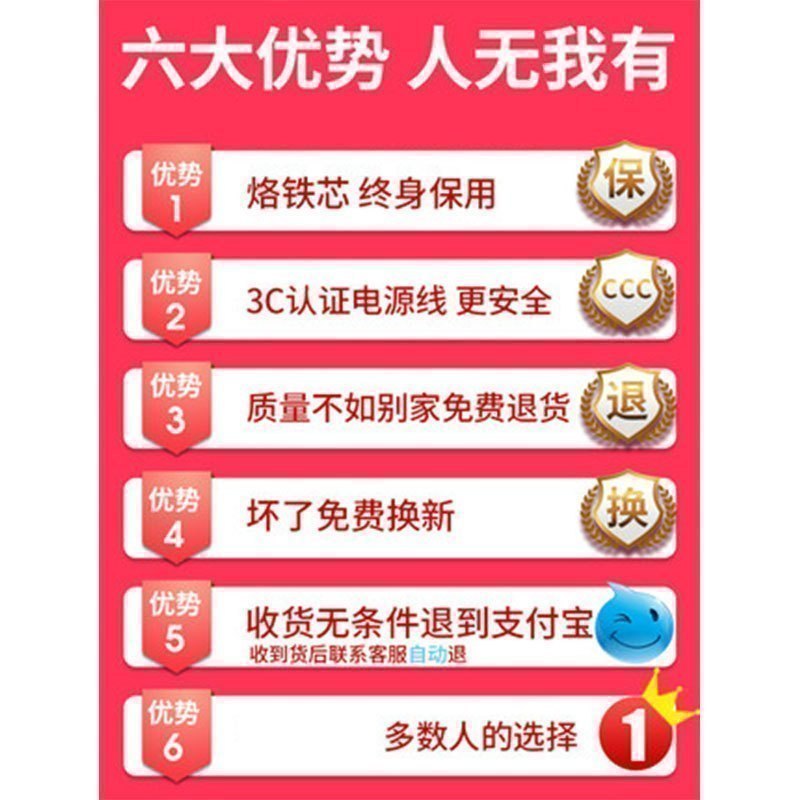 古达19恒温电烙铁家用套装电洛铁可调温电焊笔焊锡枪维修焊接络铁工具