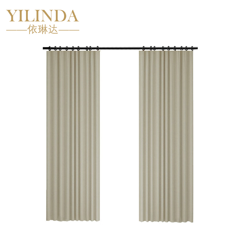 依琳达 罗马杆窗帘 (可定制)米高清大图