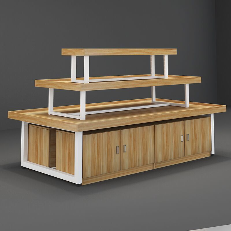 中岛展示台饰品母婴货架展示架市堆头化妆品鞋店台文具展柜