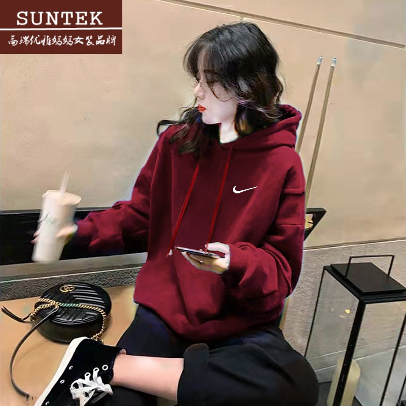 suntek女士卫衣帽衫