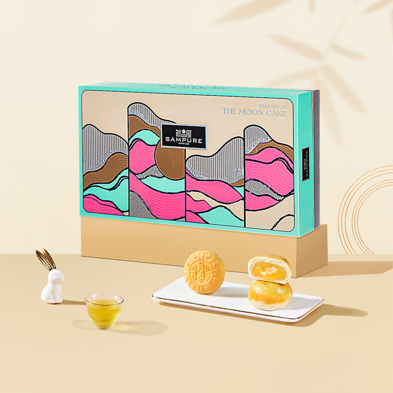 鲜品屋-360g鲜品糯月中秋月饼礼盒臻味工厂品牌高清大图
