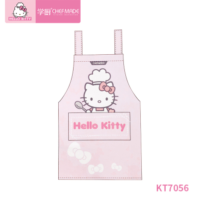 学厨 厨房工具 HELLO KITTY(凯蒂猫)正版授权烘焙棉围裙家用厨房 KT7056
