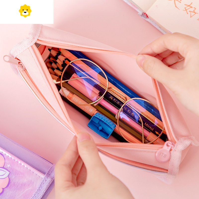 日系初中小学生文具盒儿童可爱铅笔盒初中生小清新创意个性网红文具袋