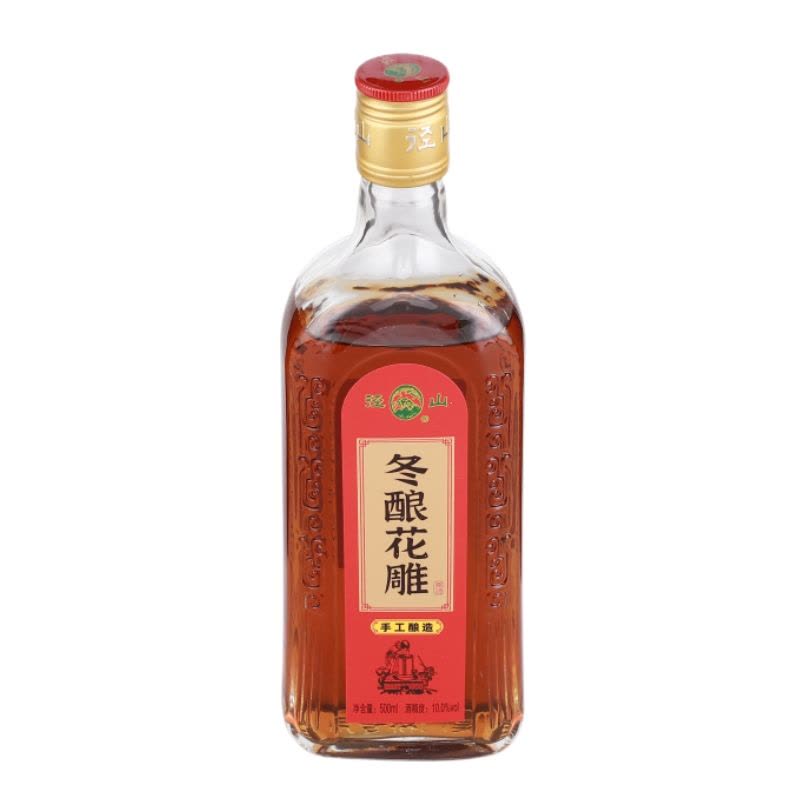 八瓶带礼盒 径山手工酿造冬酿花雕干型清爽黄酒图片