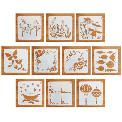 镂空画模板儿童绘画工具小学生手抄报神器手账画画diy相册花边尺 套装