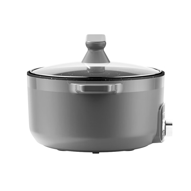 美的(Midea)MC-DHE3008T多功能锅 6L家用宿舍电火锅电煮锅 大容量旋钮调节电煮锅高清大图