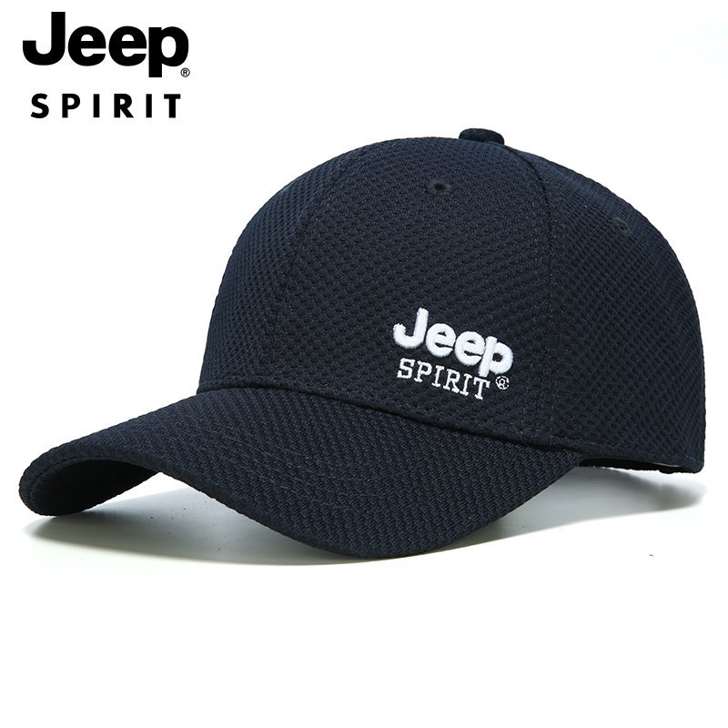 JEEP SPIRIT帽子男四季款棒球帽户外休闲遮阳帽速干鸭舌帽A0751