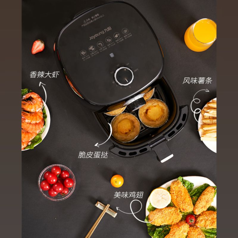 九阳(Joyoung)3L快速抽拉式设计空气炸锅KL30-VF391高清大图