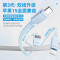 ROCK22.5W 自带双线小Y充电宝20000毫安移动电源苹果华为快充22.5W/2000毫安/带双线蓝色单位:个