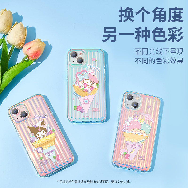 优加三丽鸥适用苹果13手机壳iPhone14Plus/13promax保护套ins风卡通可爱女库洛米凯蒂猫防摔壳