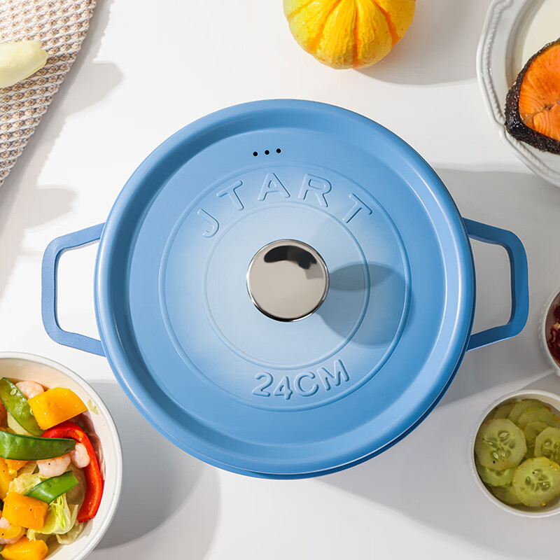 赫曼德 HMD-97110梦之蓝珐琅炖锅高清大图