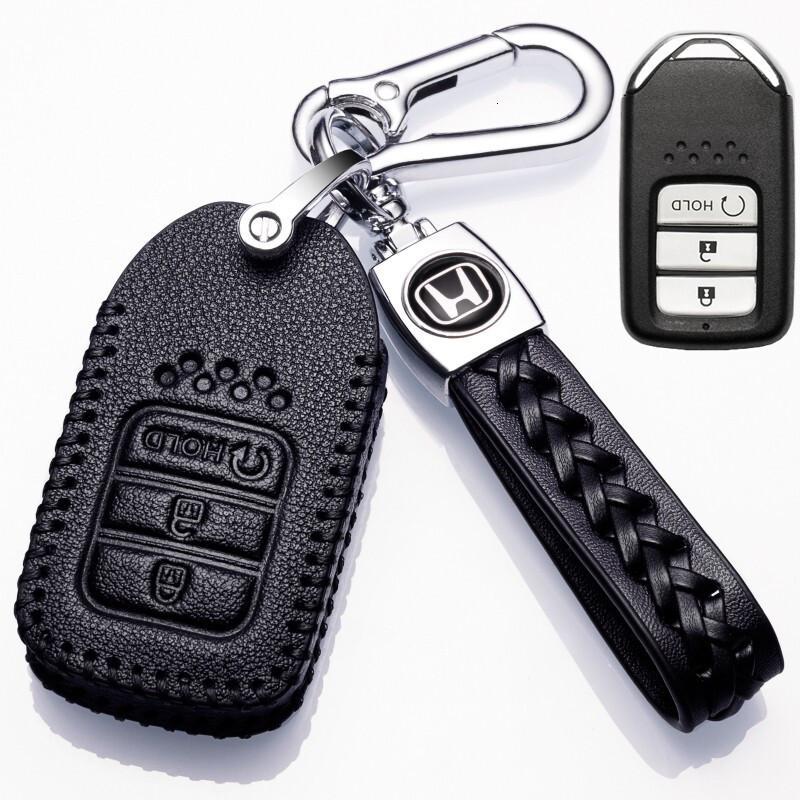 tyui2020款广汽本田皓影钥匙包套专用真皮汽车钥匙扣两驱四驱男女士