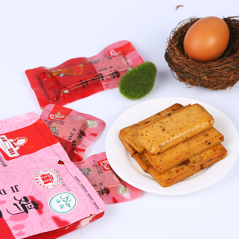 林二姐鸡蛋干麻辣味238g/袋 (约有15小袋)原料严选新鲜鸡蛋 口感Q嫩爽滑 色香味俱