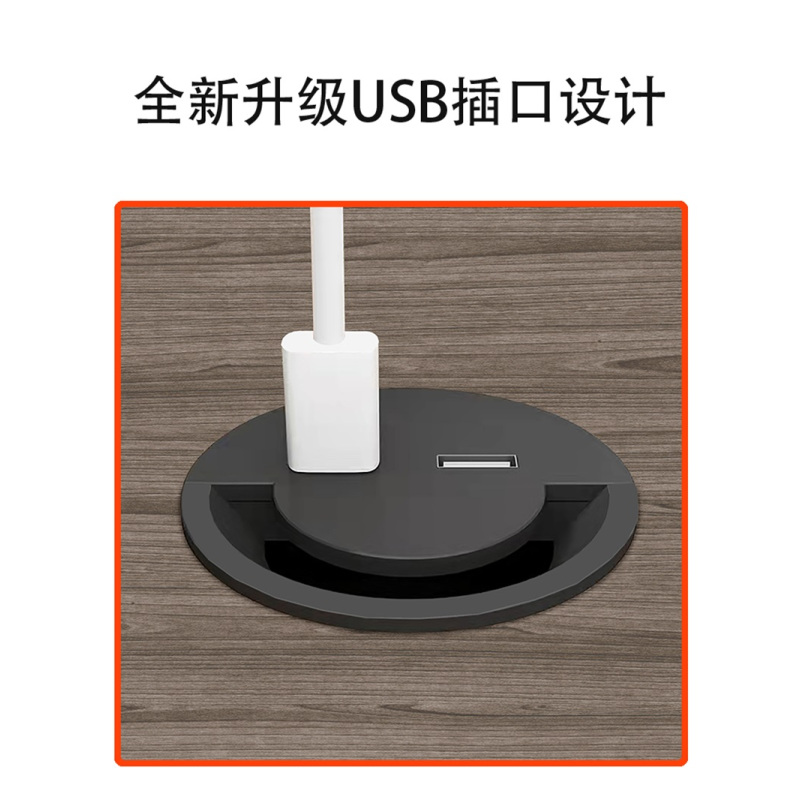 易企采 双人位财务办公桌职员桌椅组合办公室主管桌带高柜会计办公桌子