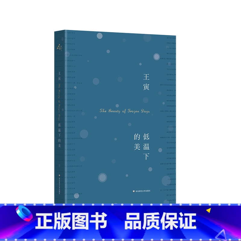 【正版】低温下的美 王寅诗歌集 摄影 华东师范大学出版社
