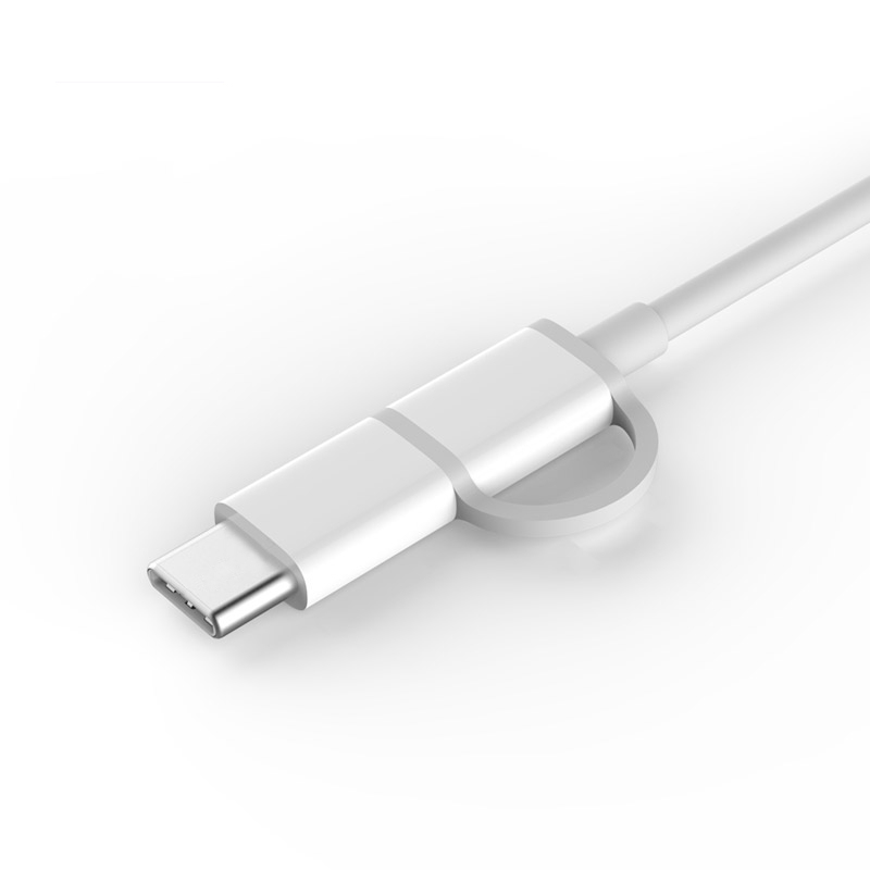 ZMI（紫米）Type-C＆MicroUSB二合一数据线（白）