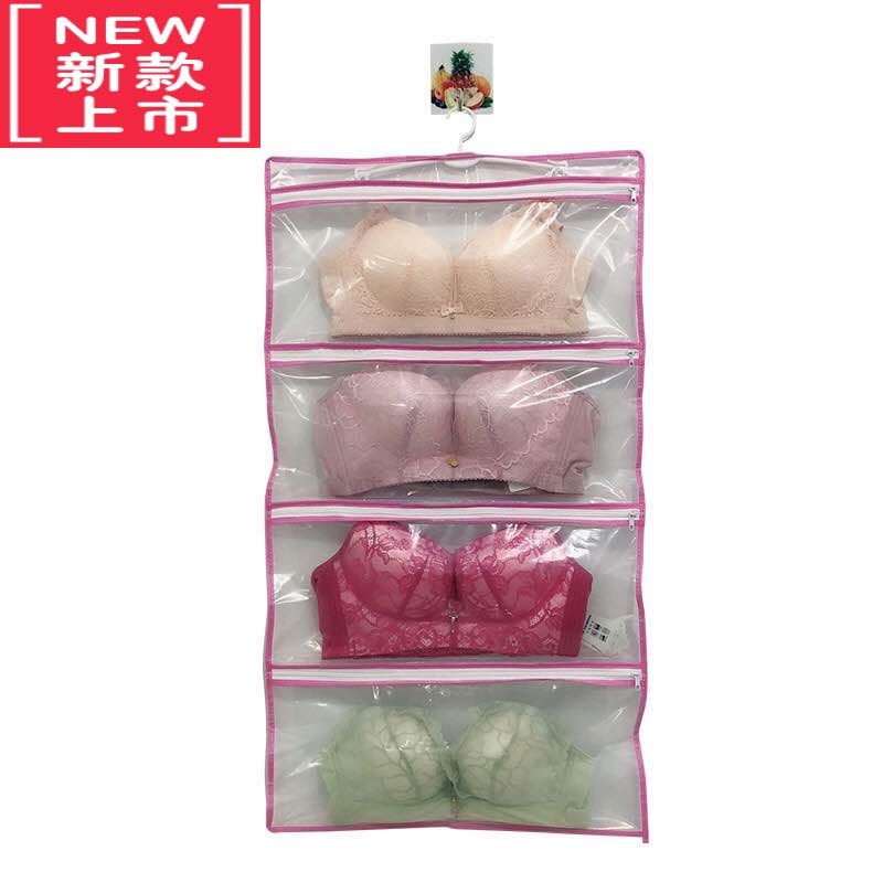 可莉允内衣收纳挂袋衣柜收纳架袜子包包收纳袋悬挂式布艺内衣裤收纳器图片