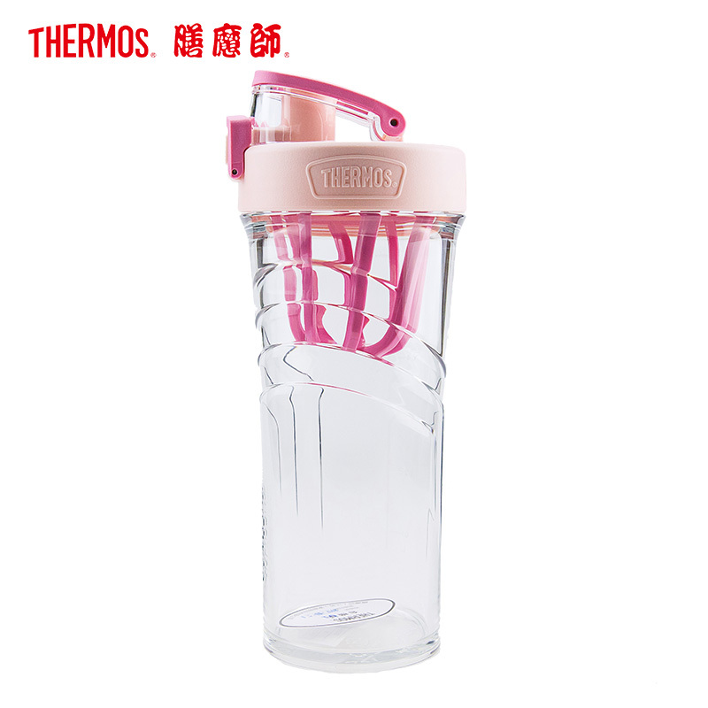 膳魔师(Thermos)塑料杯TP-4086朱一龙同款摇摇杯TRITAN材质710ML手拎运动水杯 家用/旅行/通用