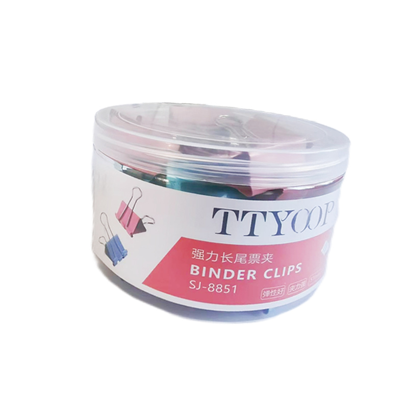 TTYOOP SJ-8851 51mm 长尾夹 12只/盒 (计价单位:盒) 彩色