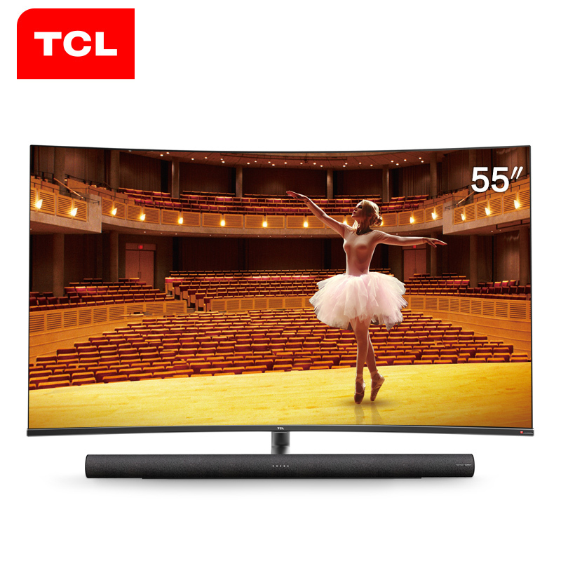 TCL 55C7 55英寸4K智能曲面电视