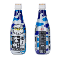 海南一号生榨椰子汁饮料1000g*6 椰汁植物蛋白蓝彩果肉型饮料