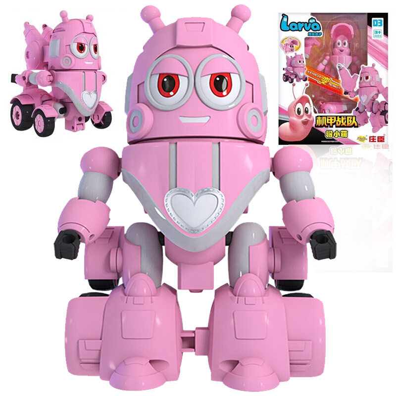 变形玩具机甲车合体机器人飞机儿童男孩女孩玩具机甲战队粉小萌参数