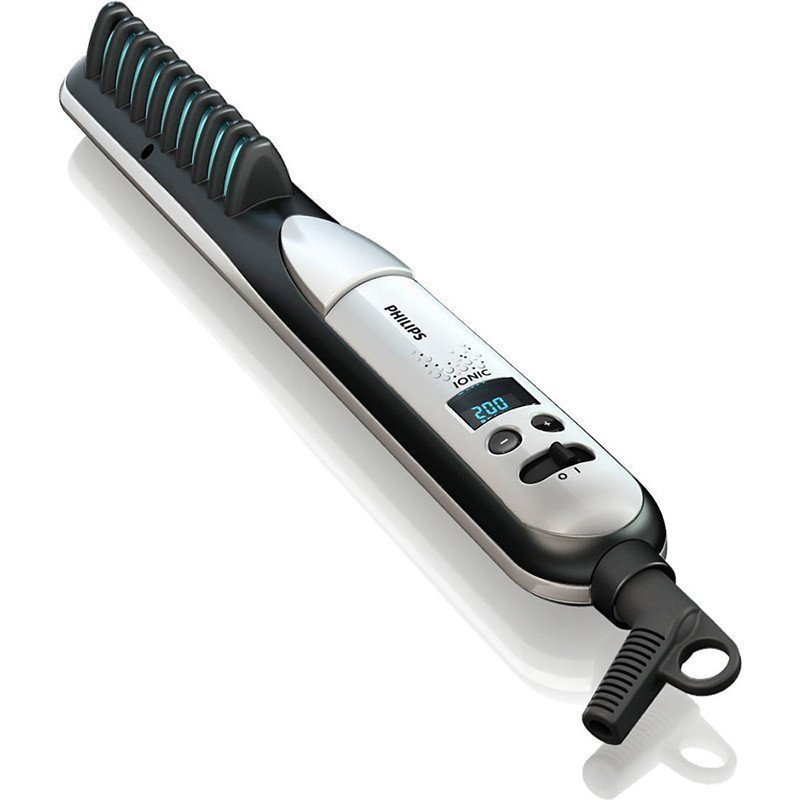 飞利浦（Philips） 美发器 造型器 HP8297/00 陶瓷涂层夹板直发器 负离子电夹板 养护美发造型器 干发适用