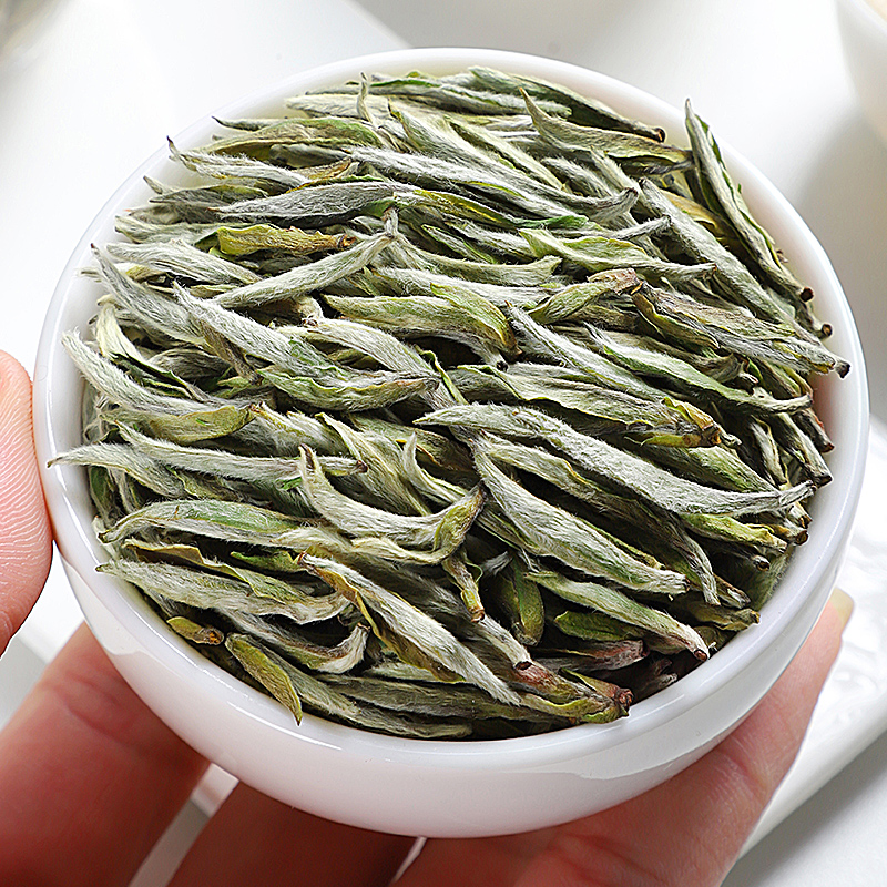 正宗福鼎白茶2022新茶明前特级头采福鼎白毫银针芽春茶叶散装500g高清大图
