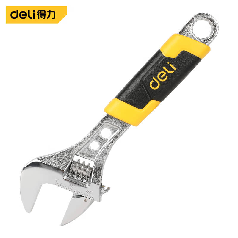 得力工具DL30106_塑柄活扳手6"(新VI)