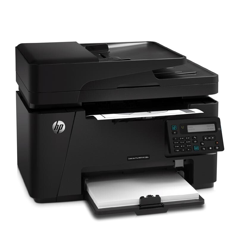 惠普(HP)M128fn 黑白激光多功能一体机 打印复印扫描传真高清大图