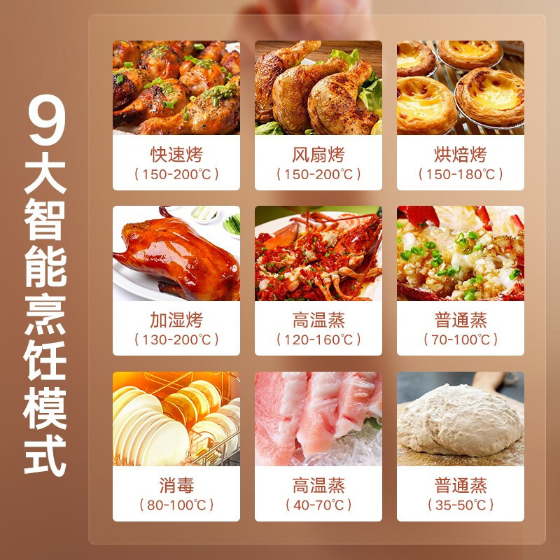 好太太集成灶一体H815蒸烤箱家用 自营 油烟机燃气灶套餐自动清洗下排式定时烟灶套装(天然气)