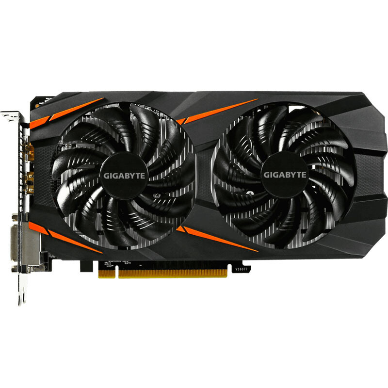 技嘉(GIGABYTE)GTX1060 WF2OC 6G游戏显卡(OC Mode:1582-1797MHz )