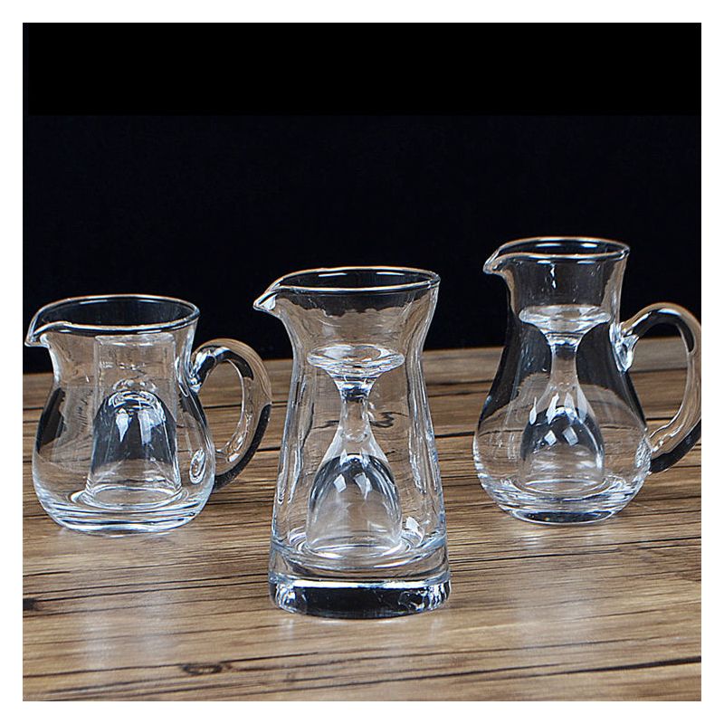 加厚白酒杯刻度分酒器家用酒楼白酒酒具套装小酒杯茅台杯特价带把壶1