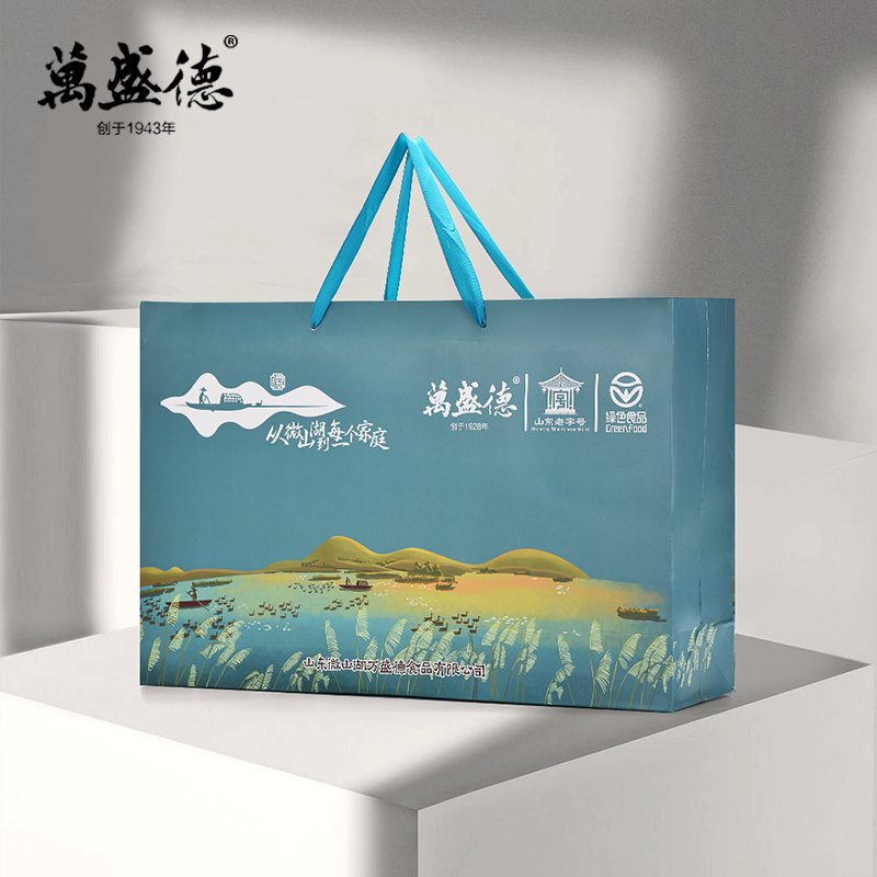 万盛德红心流油咸鸭蛋山东老字号28枚*70g咸鸭蛋礼盒装整箱高清大图