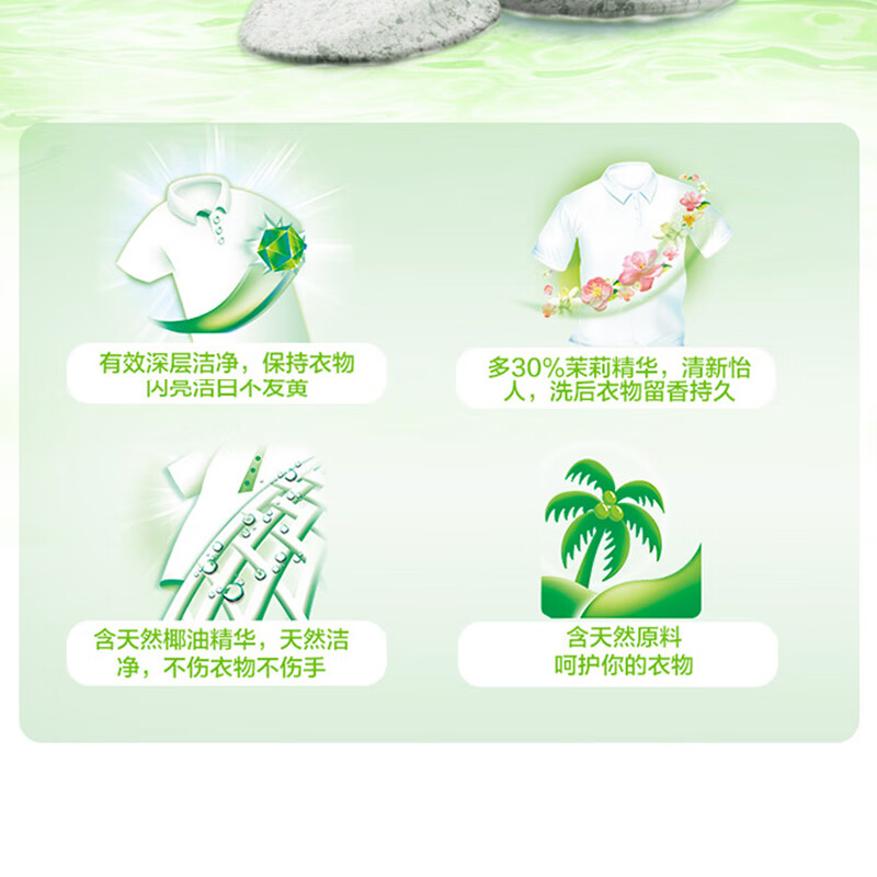 立白椰油精华洗衣皂肥皂透明皂去渍亮丽不伤手家用实惠装 101g 2块 椰油精华皂高清大图