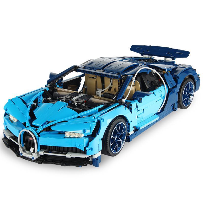 兼容乐高科技布加迪chiron拼插积木男孩机械组成人汽车模型42083