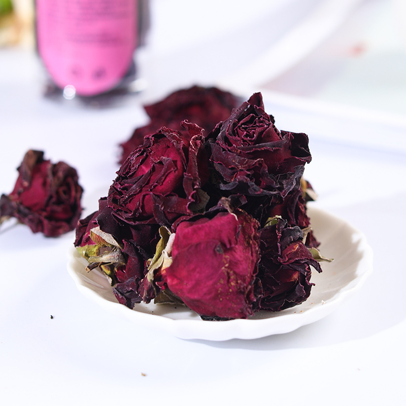 玫瑰花茶花草茶墨红玫瑰正品罐装25克报价_参数_图片_视频_怎么样_问