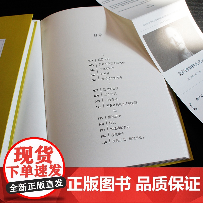 美好的事物无法久存 短经典精选软精装 弗兰克奥康纳短篇小说奖诺贝尔文学奖得主艾丽丝门罗推高清大图