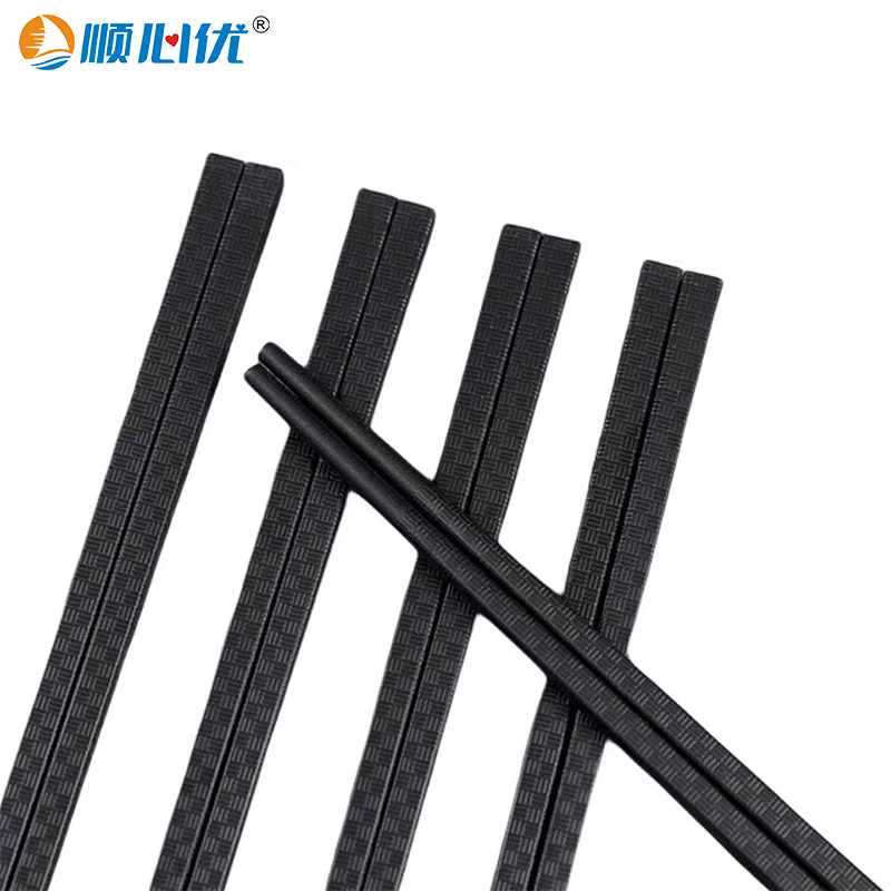 顺心优 合金筷子 节节高 24cm/双高清大图