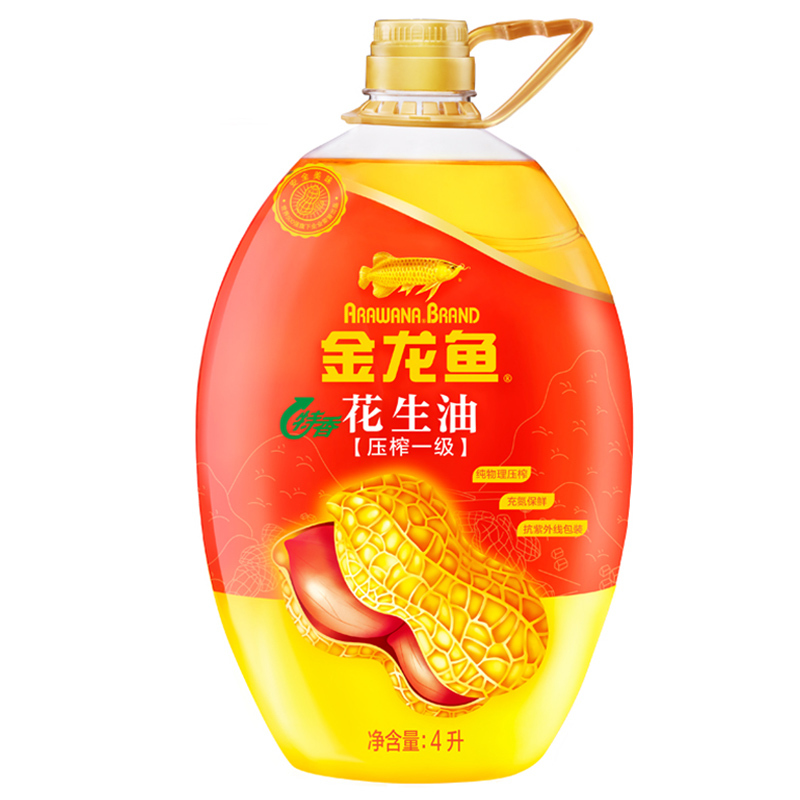金龙鱼 特香花生油 4L*4桶
