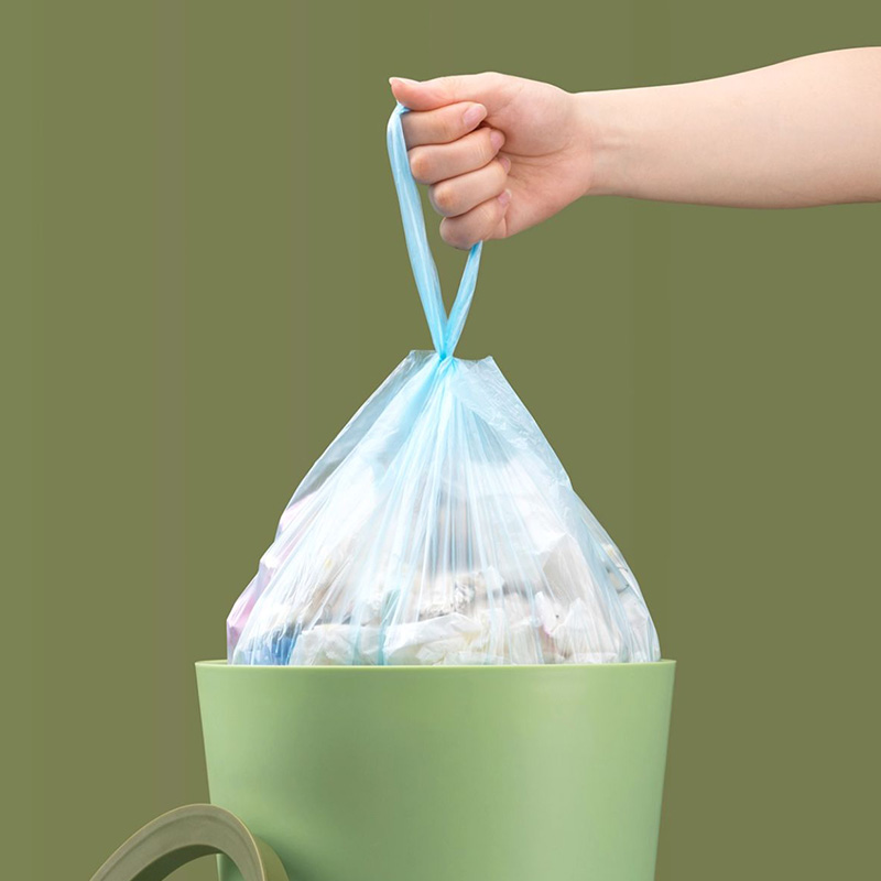 茶花垃圾袋M100背心手提式加厚点断式302003高清大图