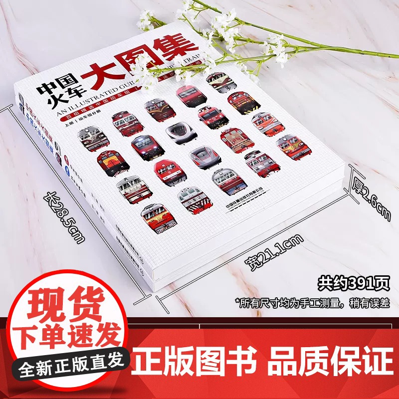 中国火车大图集 罗一童 177款中国经典火车 86组中国动车组 中国铁道出版社 中国火车全收录 火车图鉴 科普百科高清大图