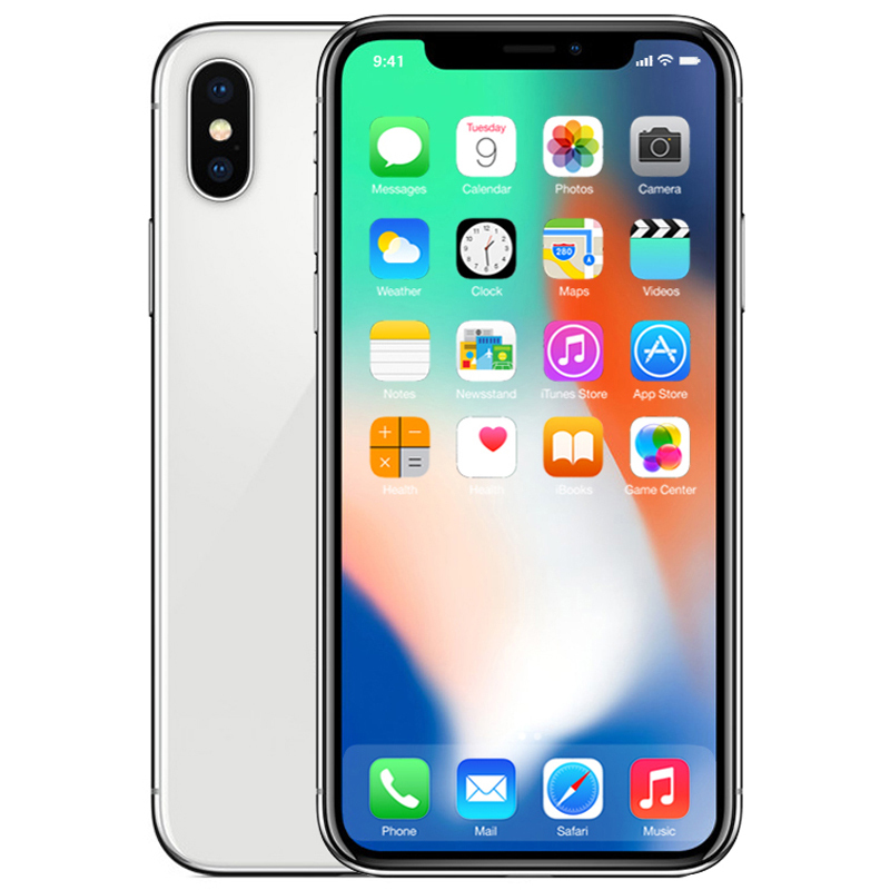 苹果appleiphonex海外版移动联通4g两网苹果x全屏面部识别手机白色256