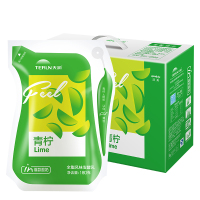 天润酸奶新疆网红浓缩酸奶爱克林青柠味180gx12袋整箱现货包邮
