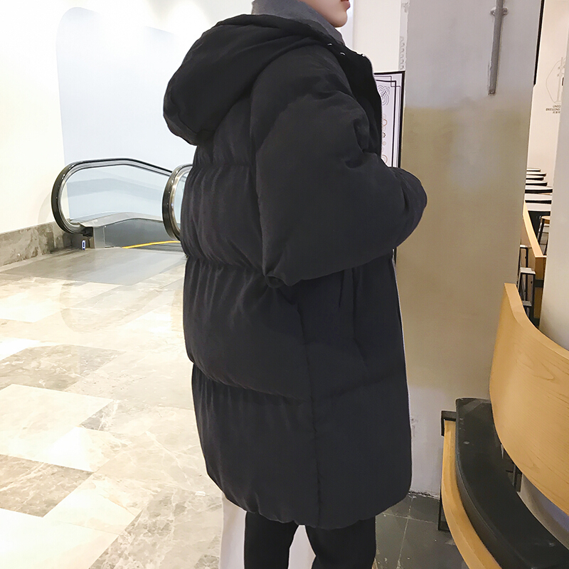 梵克公牛2020面包服男中长款棉衣男港风棉袄男棉服男外套男