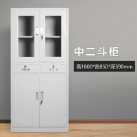 [一鹏]中二斗文件柜 办公室铁皮柜储物柜