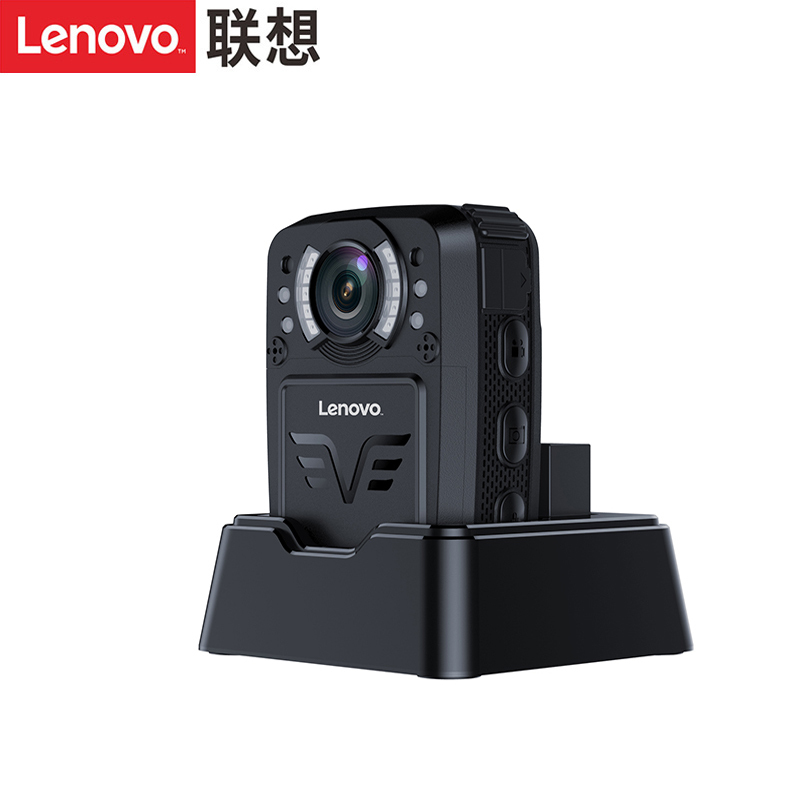 联想(Lenovo)DSJ-8H GPS定位执法记录仪可换电池WIFI远程监控2K高清红外夜视现场音视频记录仪32G黑色