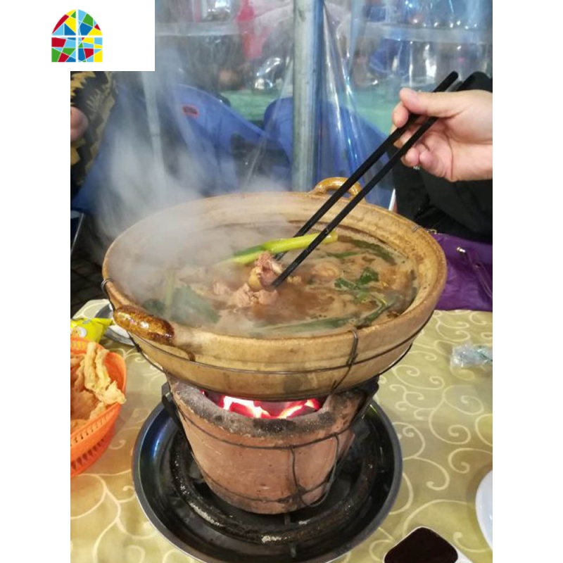 传统粗单柄煲仔饭砂锅商用陶土砂锅煲炭炉火炉土锅沙锅炖锅瓦煲 FENGHOU 升级版2人份平耳砂锅(0.8升)高清大图