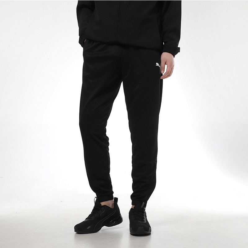 puma彪马长裤男21春季新款运动裤休闲裤透气裤子黑色65739003